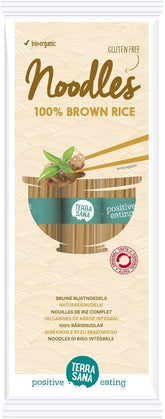Nudely (Celozrnná rýže 100%) bez lepku BIO 250 g - TERRASANA